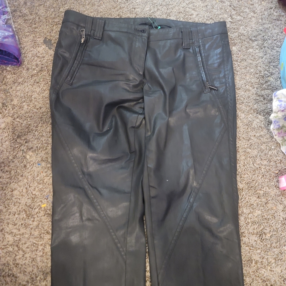 United  colors of Benetton faux leather pants